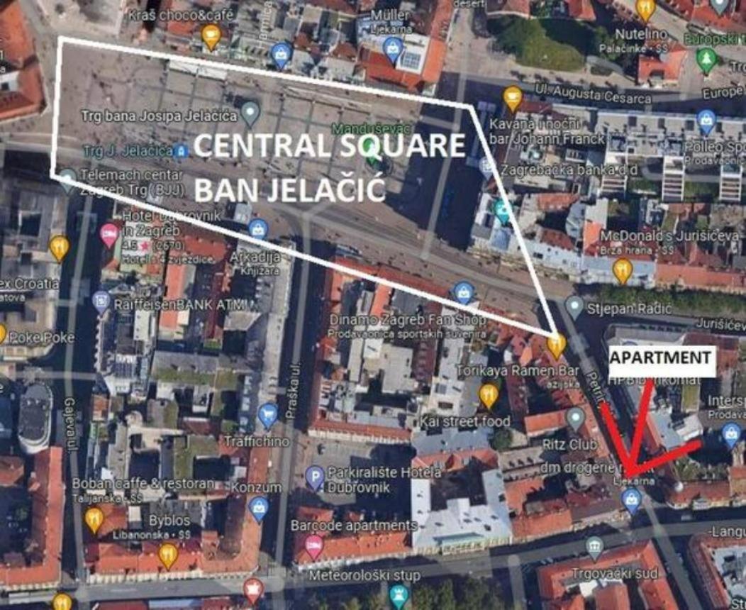 Ferienwohnung Zagreb Bunker At Main Square Exterior foto